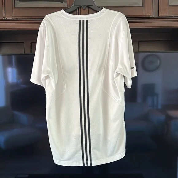 Adidas Climacool Jersey. White with Black stripes and logo. - Picture 3 of 11